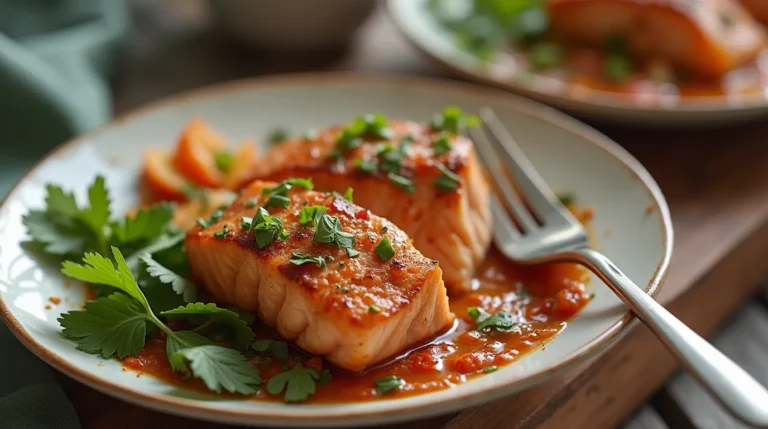 Perfect Salmon Asian Rub Recipe dish