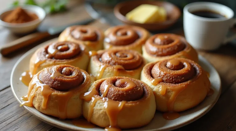 Cinnamon Rolls in a dish
