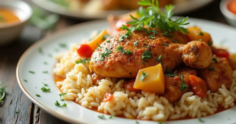 chicken over rice