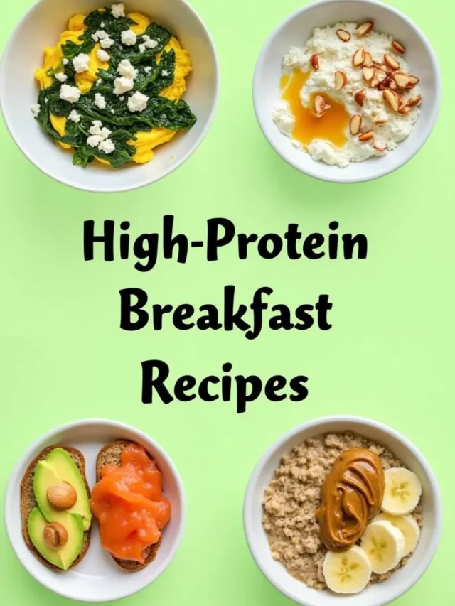 High protein breakfast recipes