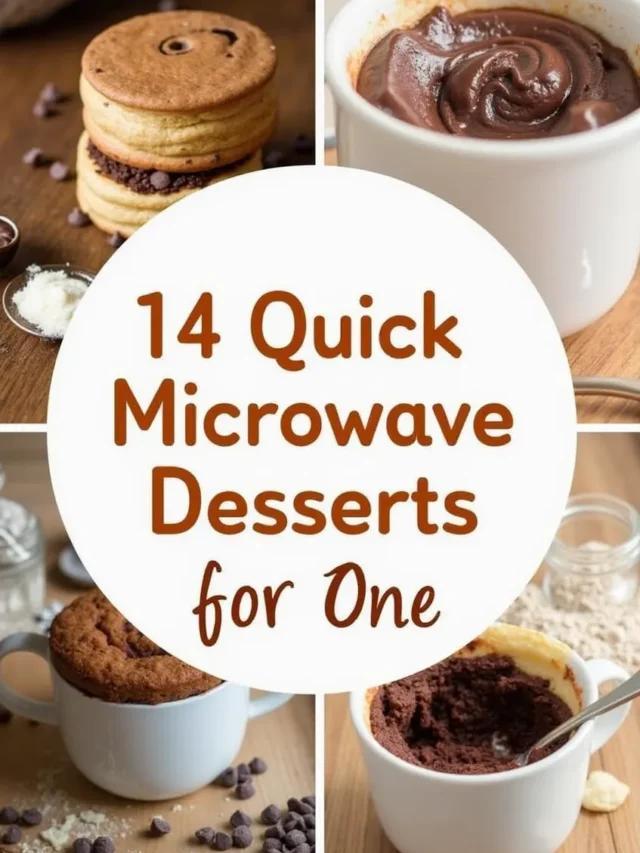 14 Quick Microwave Desserts for one