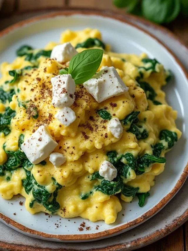 Scrambled Eggs with Spinach & Feta: Delicious Recipe 2025