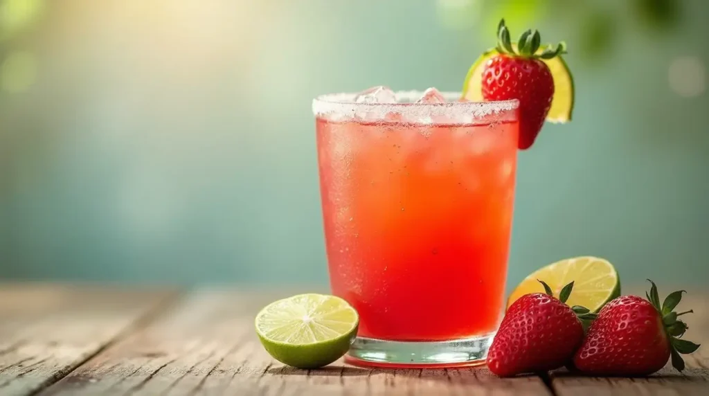 Strawberry Margarita Presentation