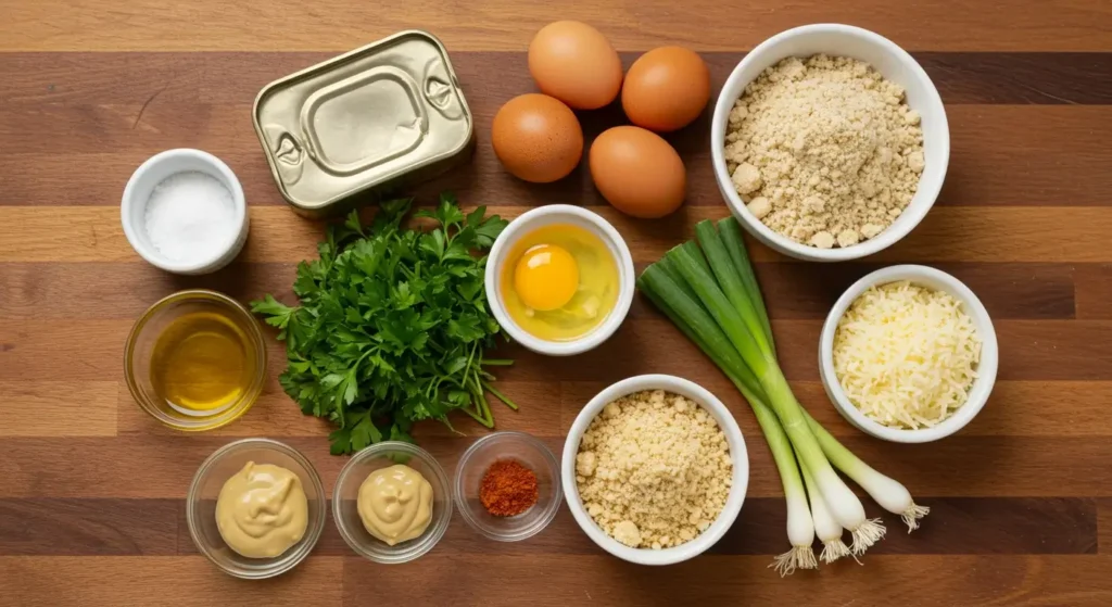 Scrumptious Salmon Cakes Recipe Ingredients