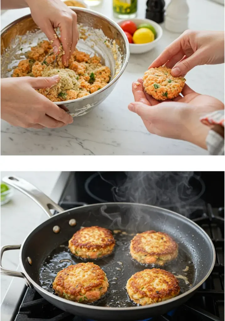 Scrumptious Salmon Cakes Recipe Step by step